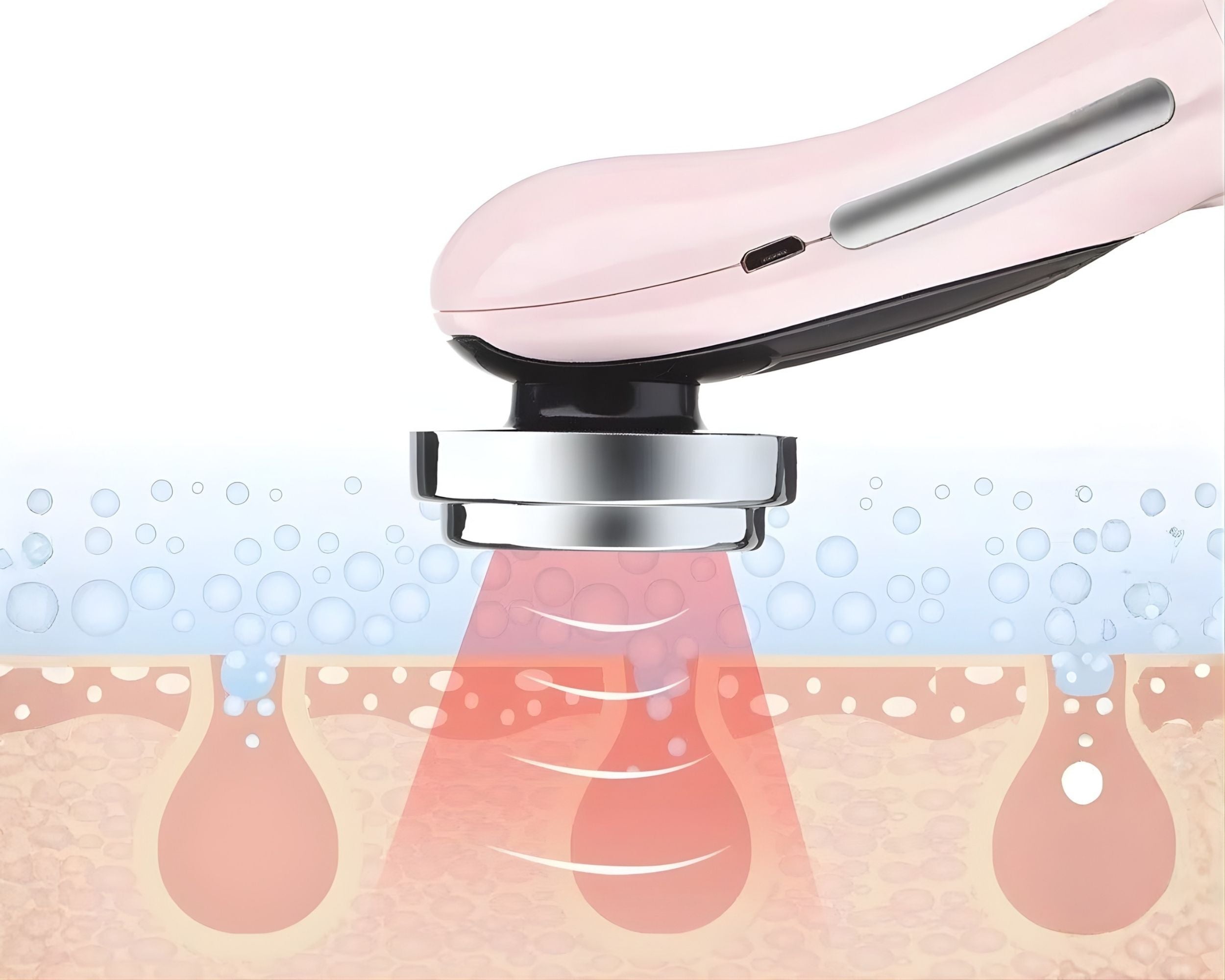 Masajeador Facial 4 en 1 con Luz Led | Lifting, Arrugas y Ojeras