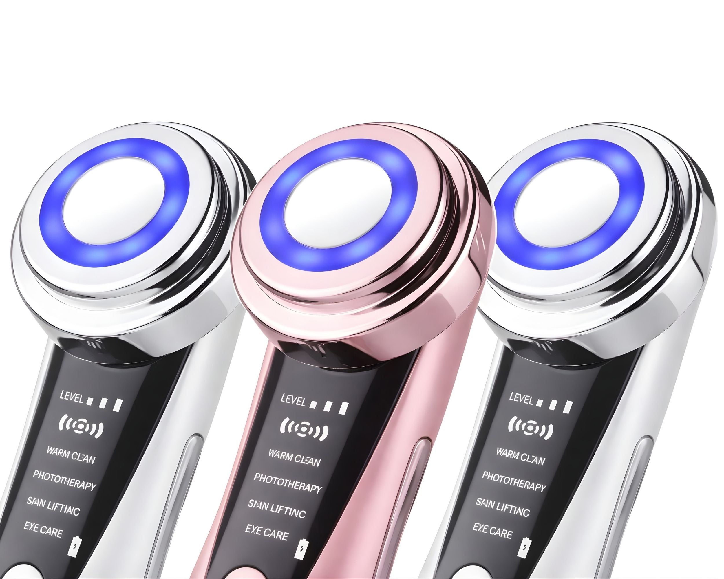 Masajeador Facial 4 en 1 con Luz Led | Lifting, Arrugas y Ojeras