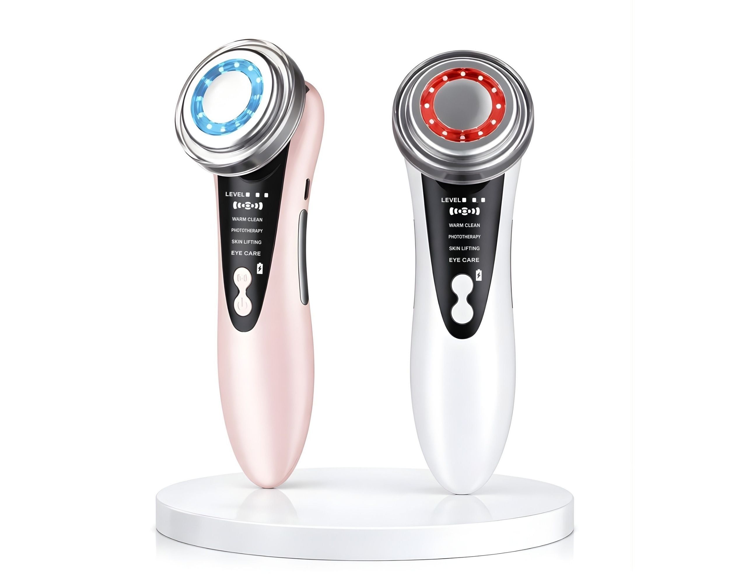 Masajeador Facial 4 en 1 con Luz Led | Lifting, Arrugas y Ojeras
